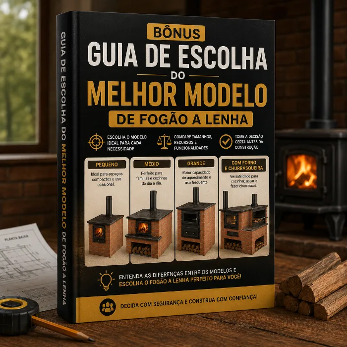 Bônus 3: Guia de Escolha do Melhor Modelo de Fogão a Lenha